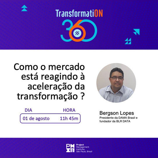Fundador da BLR DATA participará de painel sobre Transformação Digital em evento promovido pelo PMI-