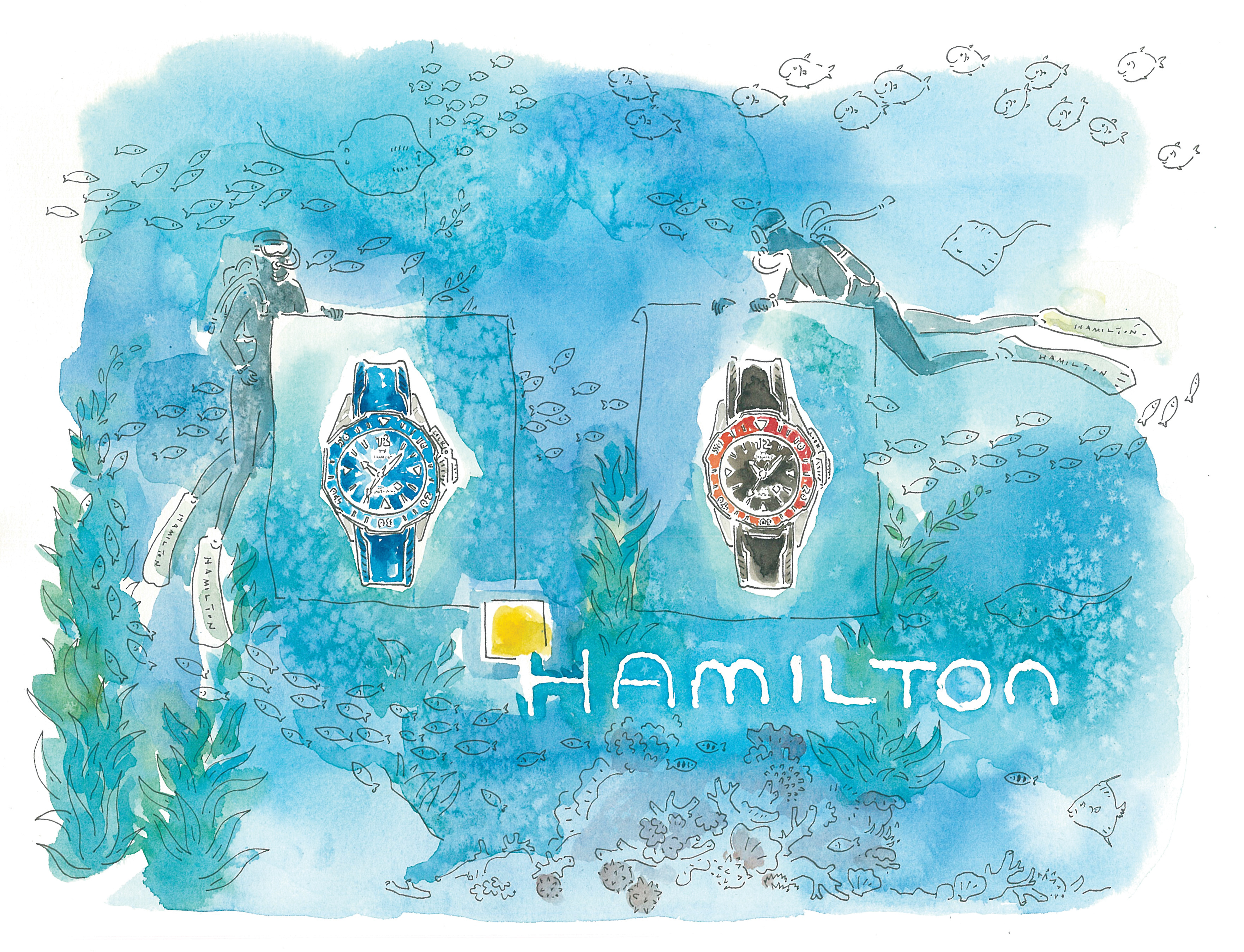 Hamilton diving watch