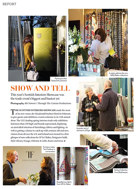 news scottish interiors showcase
