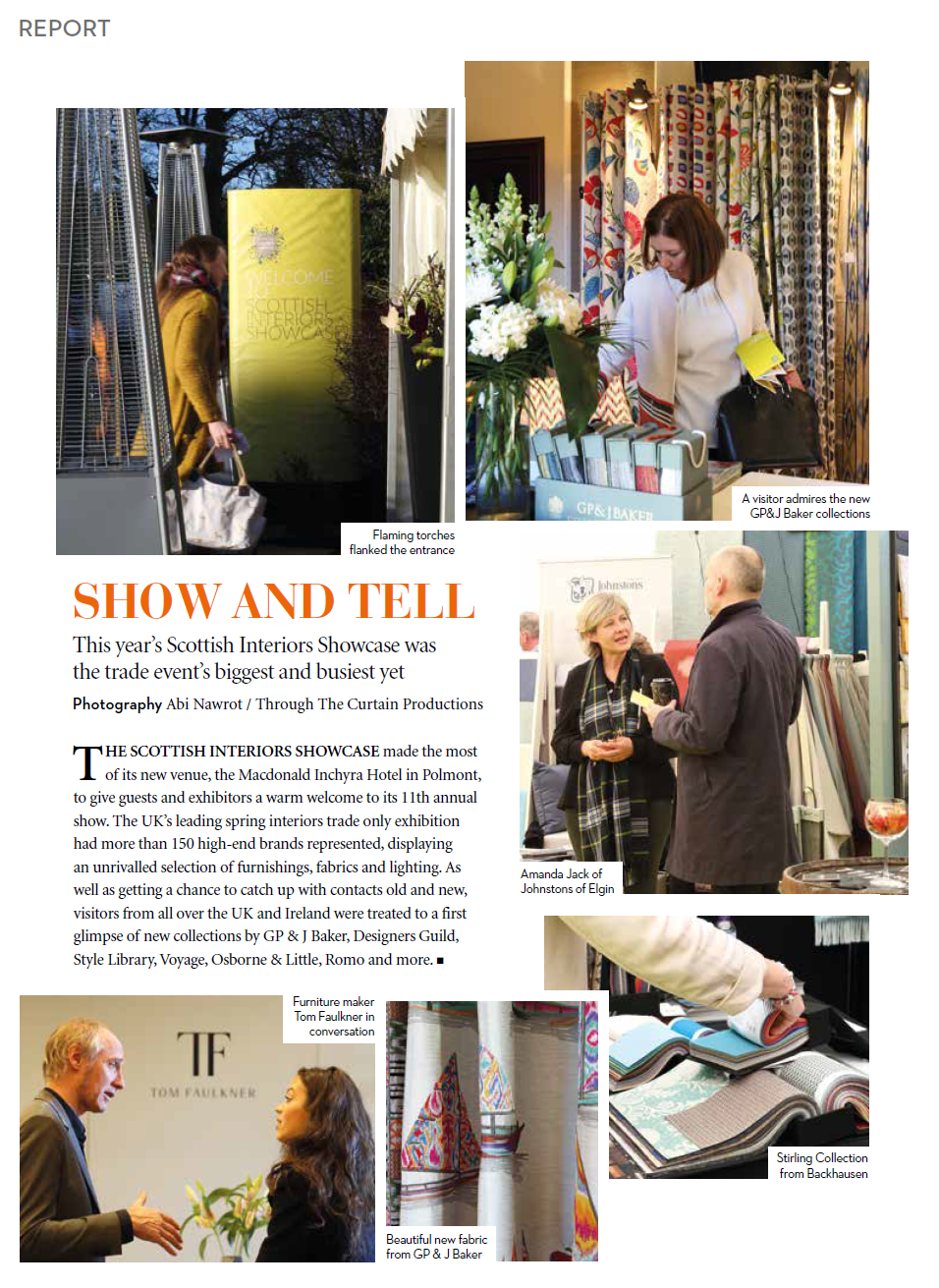 Scottish Interiors Showcase article in Home & Interiors Scotland