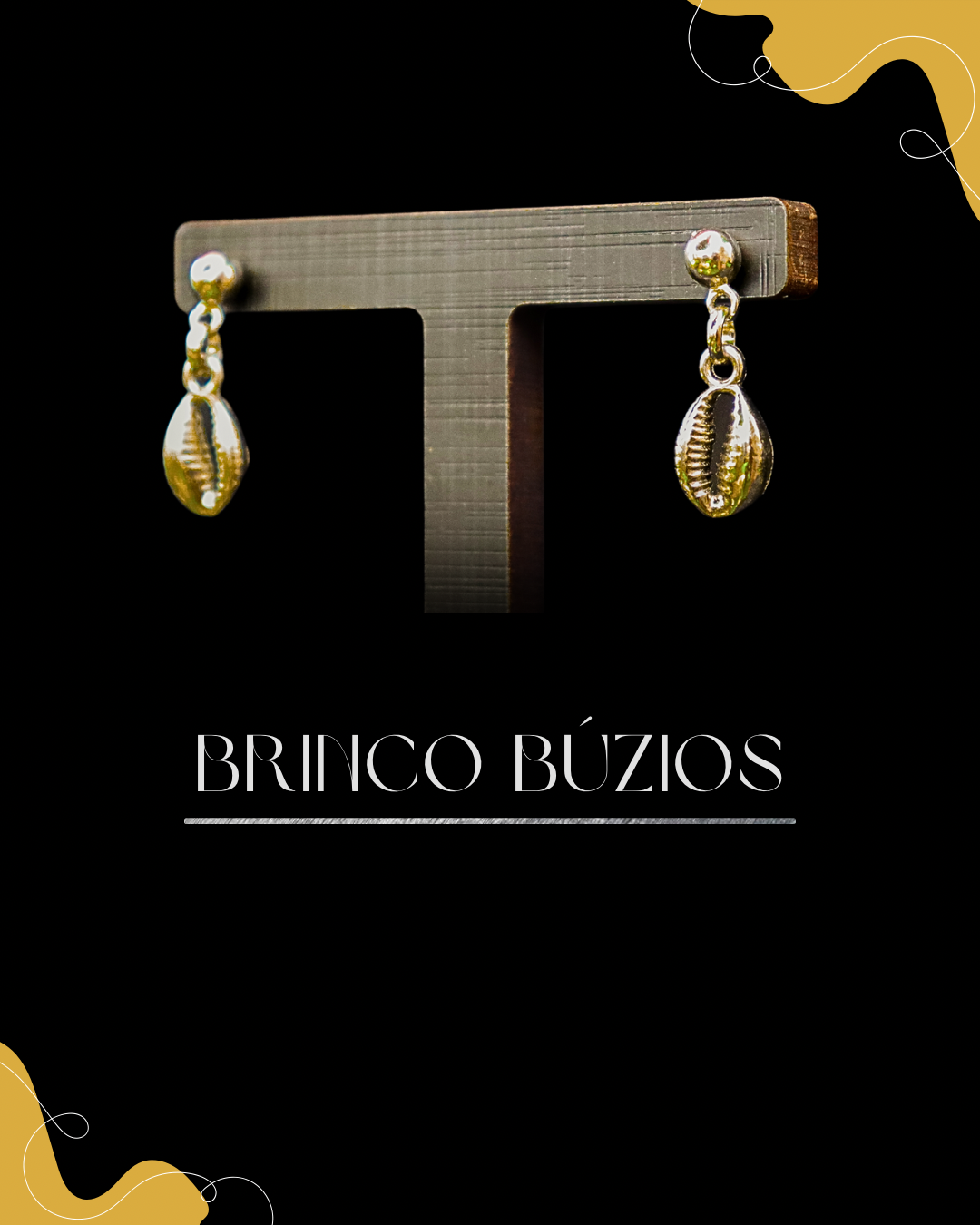Brinco Búzios - Dourado