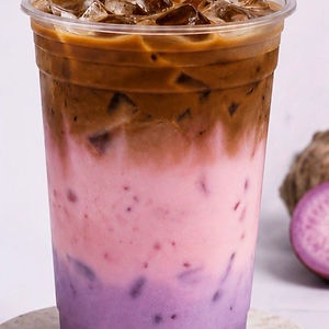 Taro Fresa Latte
