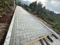 Suministro concreto: Calle el Corralito