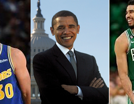Curry and Tatum Played Golf With Obama. The Internet Did the Rest.
