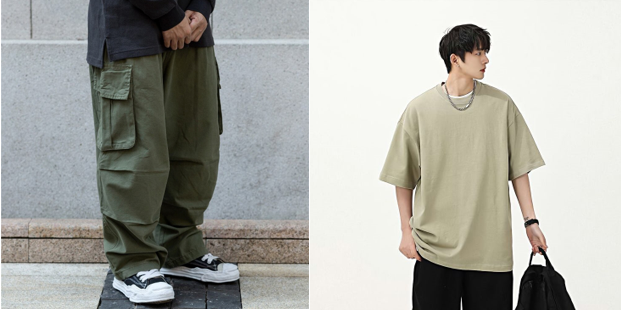 Peter England VYBE collection with oversized T-shirts cargos and Korean-fit trousers