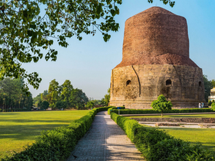 Dhamek Stupa at Sarnath UNESCO World Heritage Site