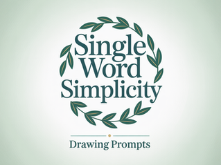 Single Word Simplicity Drawing Prompts