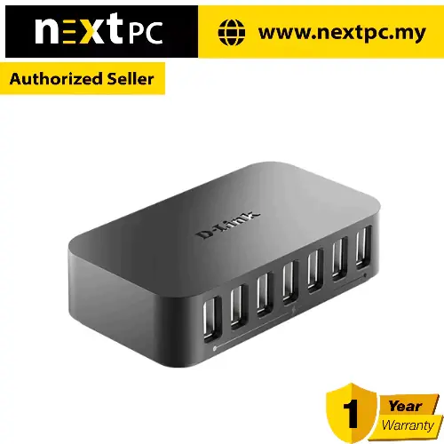 D-LINK 7-Port USB 2.0 Hub