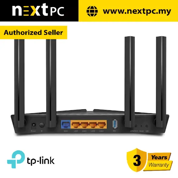 Thumbnail: TP-LINK ARCHER AX50 AX3000 Dual Band Gigabit Wi-Fi 6 Router