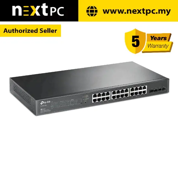 Thumbnail: TP-LINK TL-SG2428P JetStream 28-Port Gigabit Smart Switch with 24-Port PoE+