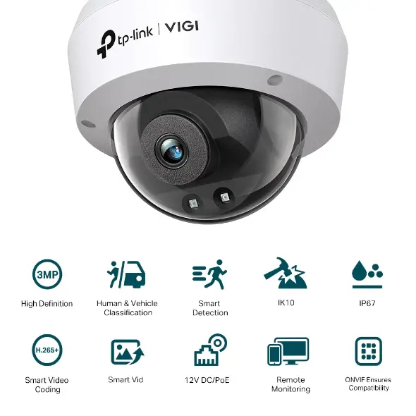 Thumbnail: TP-LINK VIGI C230I VIGI 3MP IR Dome Network Camera