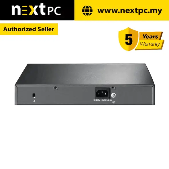 Thumbnail: TP-LINK TL-SG2210MP JetStream 10-Port Gigabit Smart Switch with 8-Port PoE+