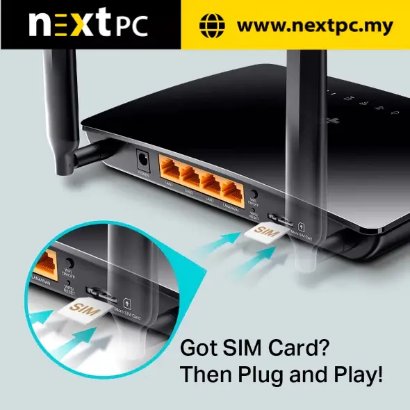 Thumbnail: TP-LINK Archer MR200 AC750 Wireless Dual Band 4G LTE Router