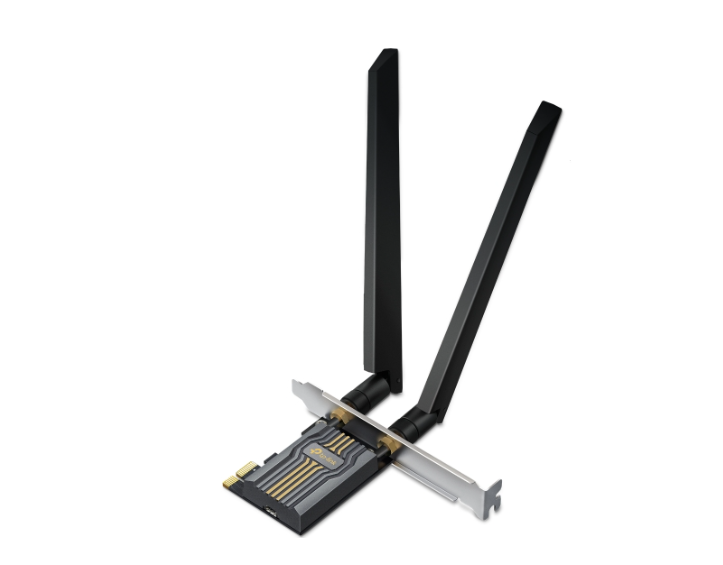TP-LINK Archer TBE400E BE6500 Tri-Band Wi-Fi 7 Bluetooth PCI Express Adapter