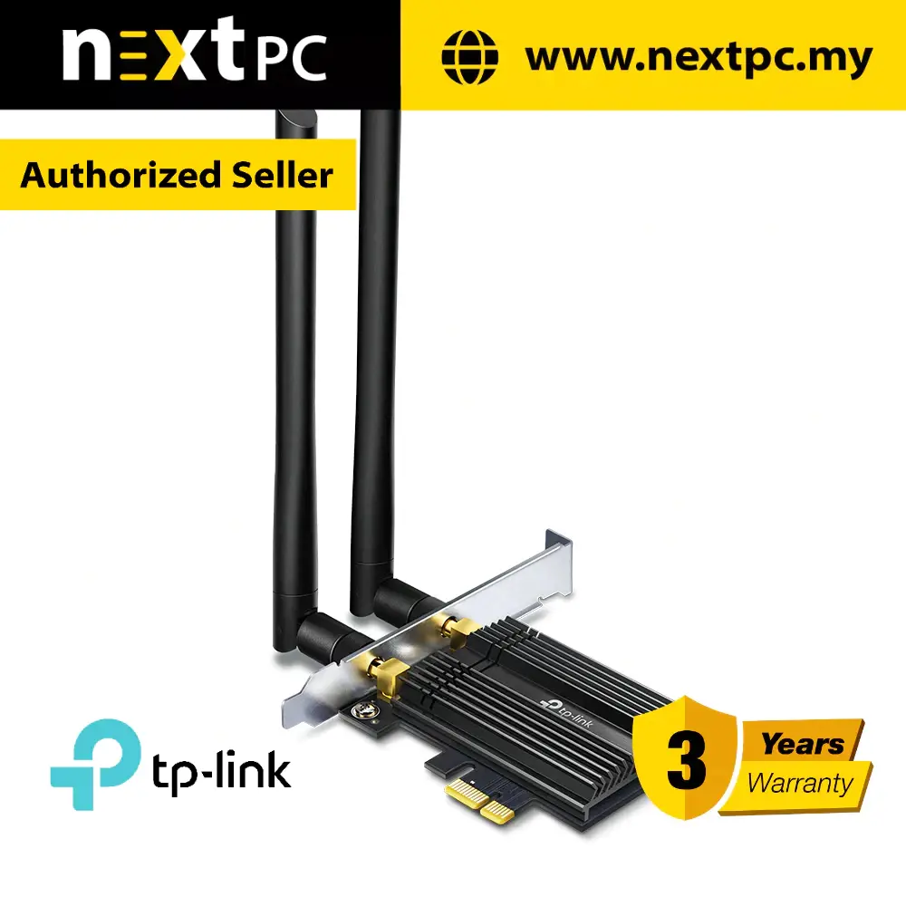TP-LINK Archer TX50E AX3000 Wi-Fi 6 Bluetooth 5.2 PCIe Adapter