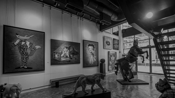 Gallery 27 dubai, pop art gallery in dubai marina, sculptures, painting,interior,art gallery, panther, hors, elephant, Betty boop, digital art, handmade painting, events 