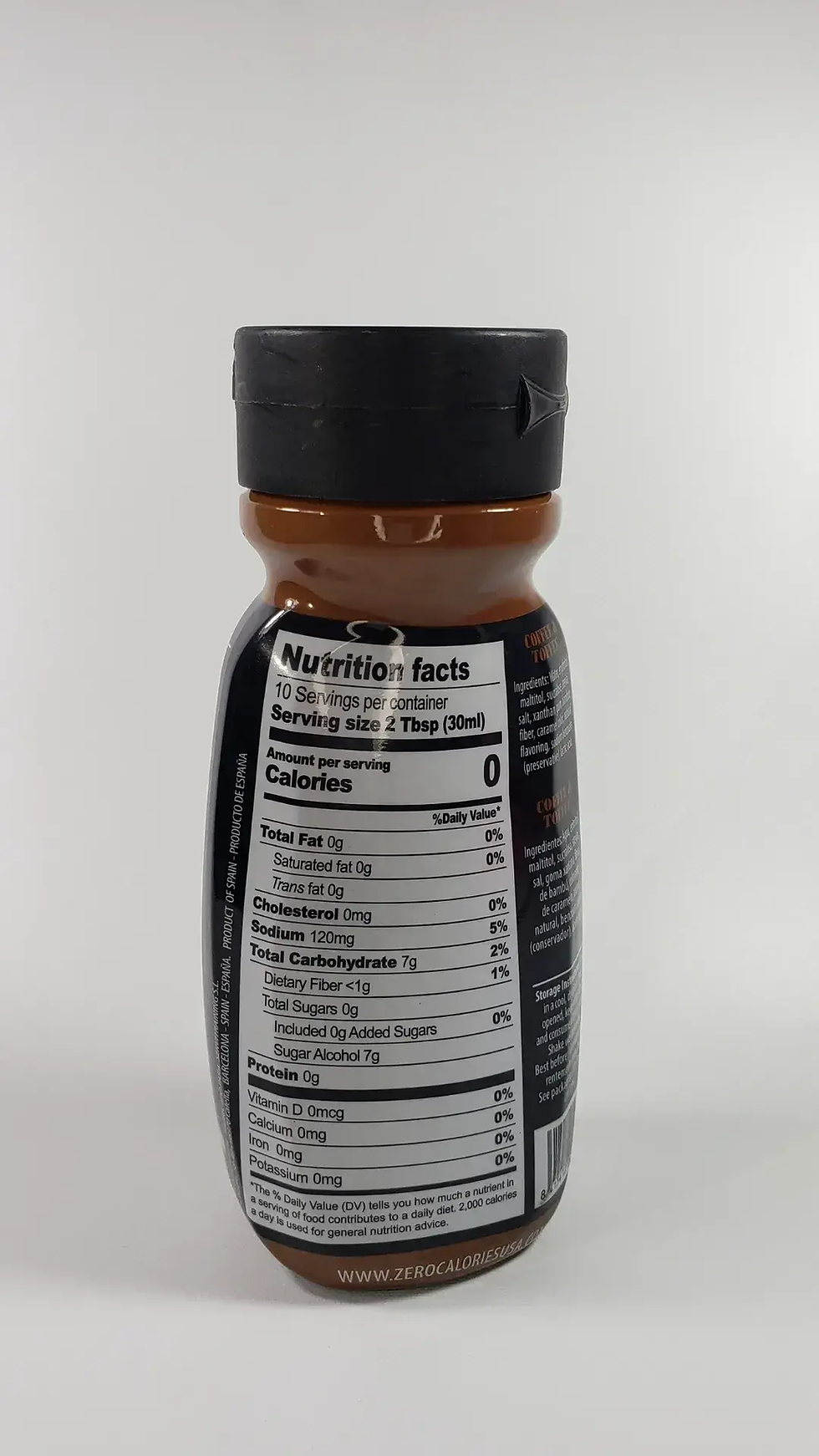 tabla nutricional Toffee & Coffee