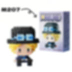 Miniatura: 🧩 Blocos de Montar One Piece – Nika, Luffy, Chopper, Ace | Colecionável