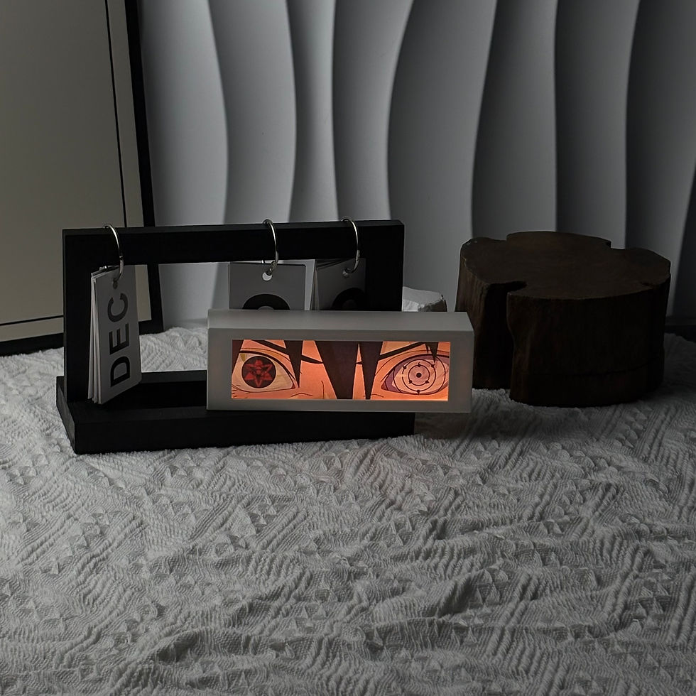 Miniatura: 🎭 Lightbox 3D Anime – Luminária Caixa de Luz Decorativa Geek