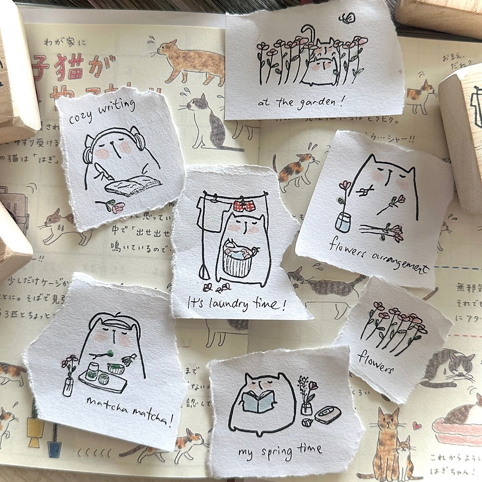 Thumbnail: Catdoo rubber stamp - Flowers'26