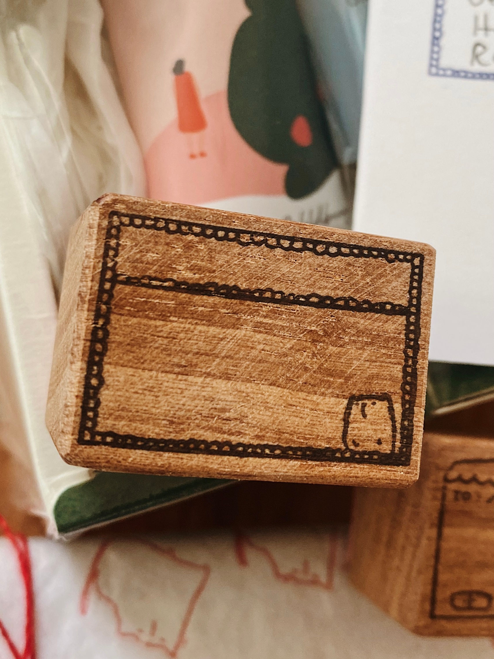 Catdoo rubber stamp - mini tag stamp
