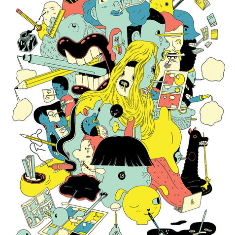 2014 TCAF poster by Michael DeForge