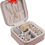 Thumbnail: Small Travel Jewelry Organizer Case - Portable Storage Case for Necklace, Earrin