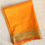 Thumbnail: Autumn silk sari scarf -orange/gold
