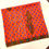 Thumbnail: Autumn silk sari scarf - orange print