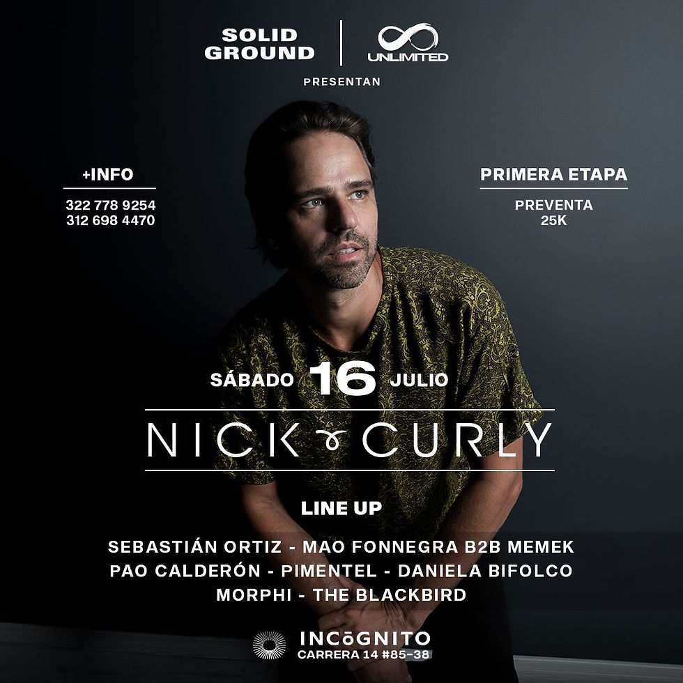 NICK CURLY - BOGOTÁ  35k