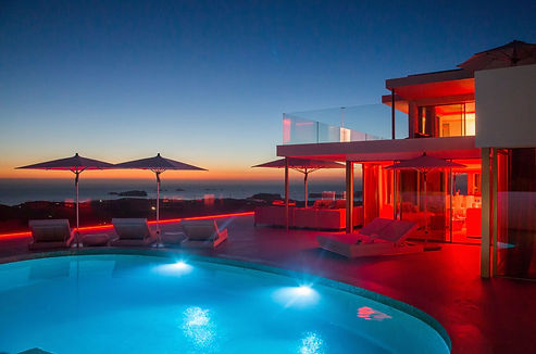 Contemporary hilltop villa with breathtaking views for sale on Ibiza