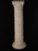 6' Fiber Stone Ivy Column