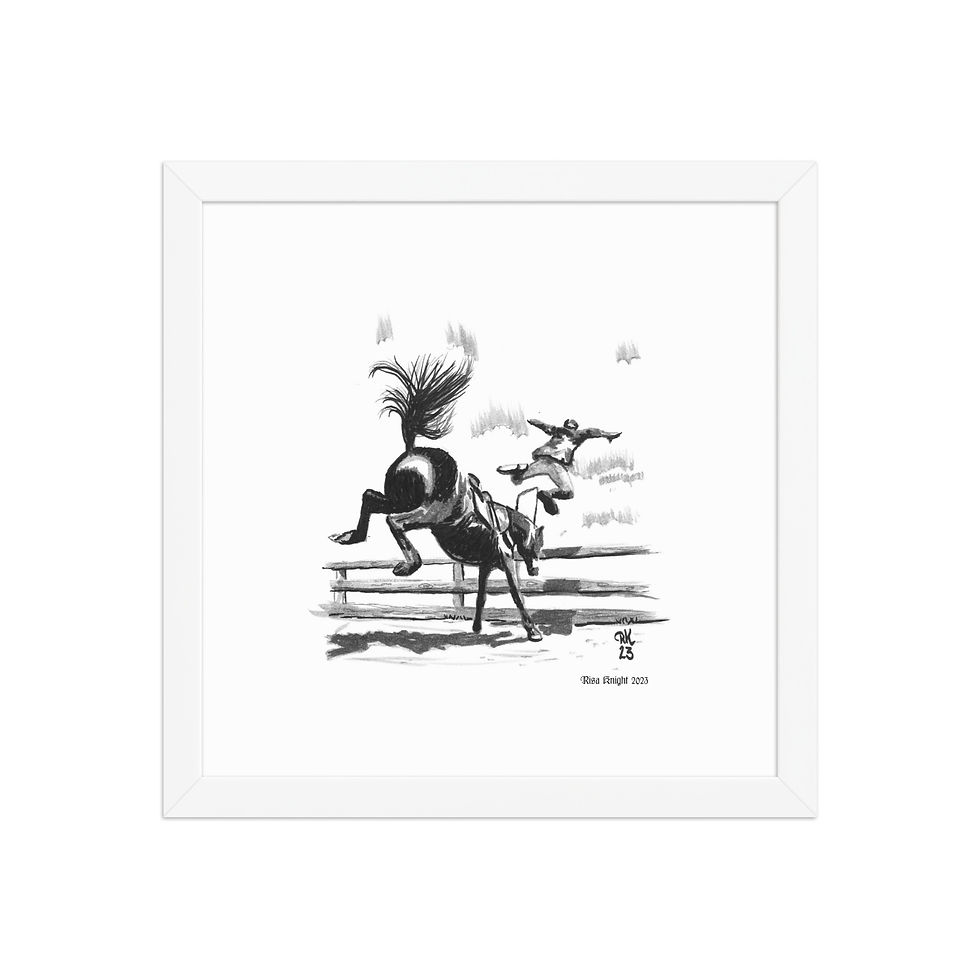 Thumbnail: Saddle Framed Poster