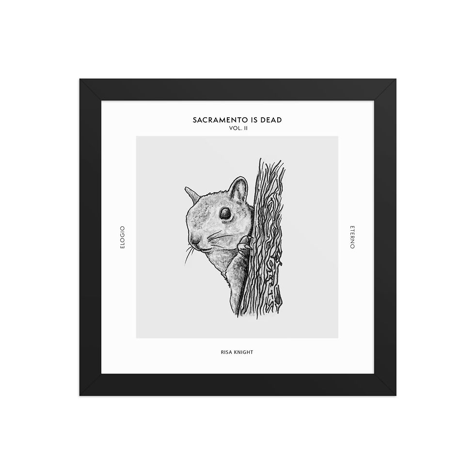 Thumbnail: Sac is Dead 2020 Squirrel Framed Poster