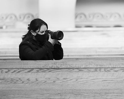 Risa Knight on location