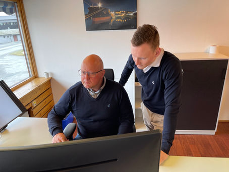 Agentene feiret for Glomfjord