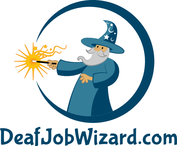 DeafJobWizard.com Logo