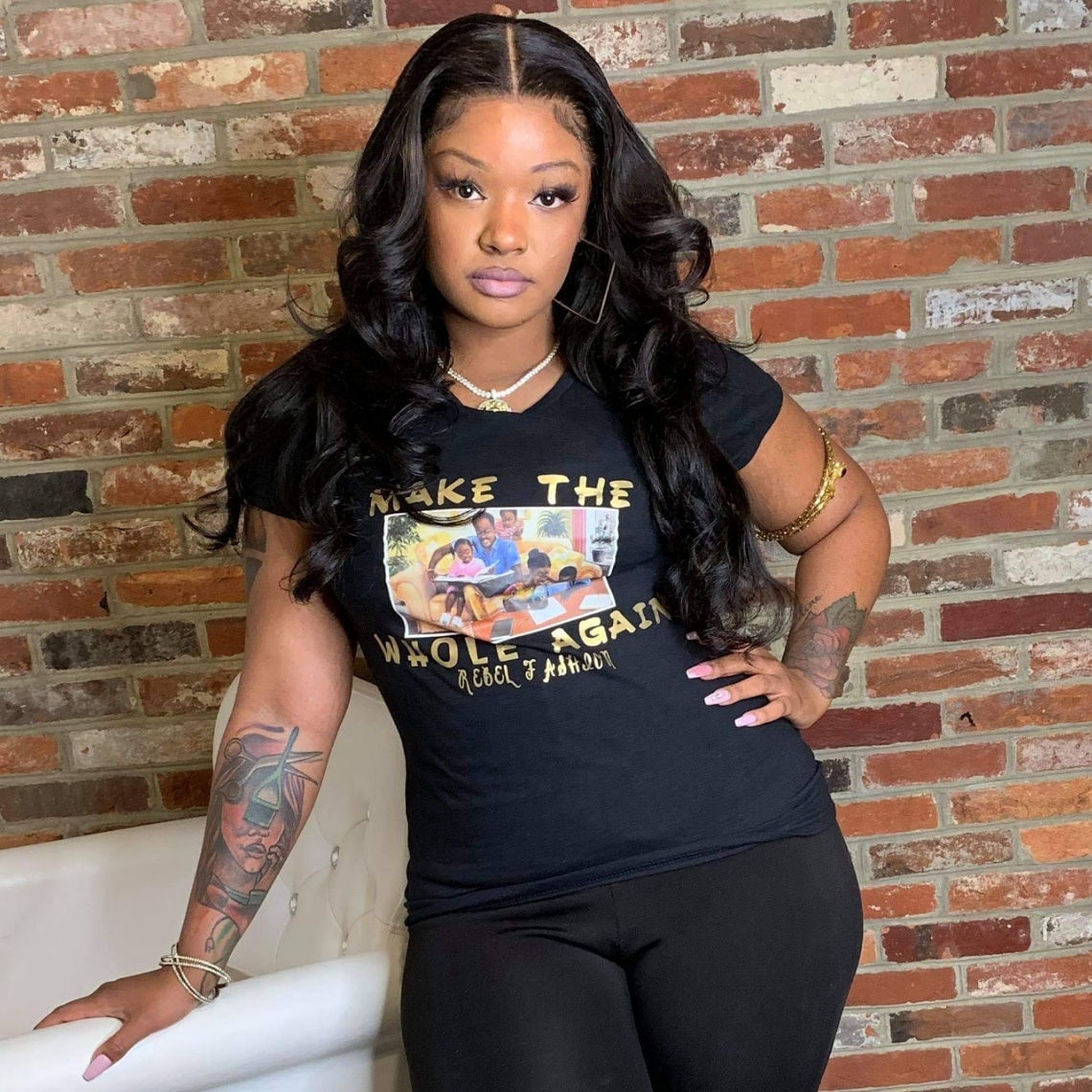 Make The Black Family Whole Again T-Shirt (Black)