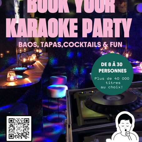 BOOK YOUR KARAOKE PARTY !