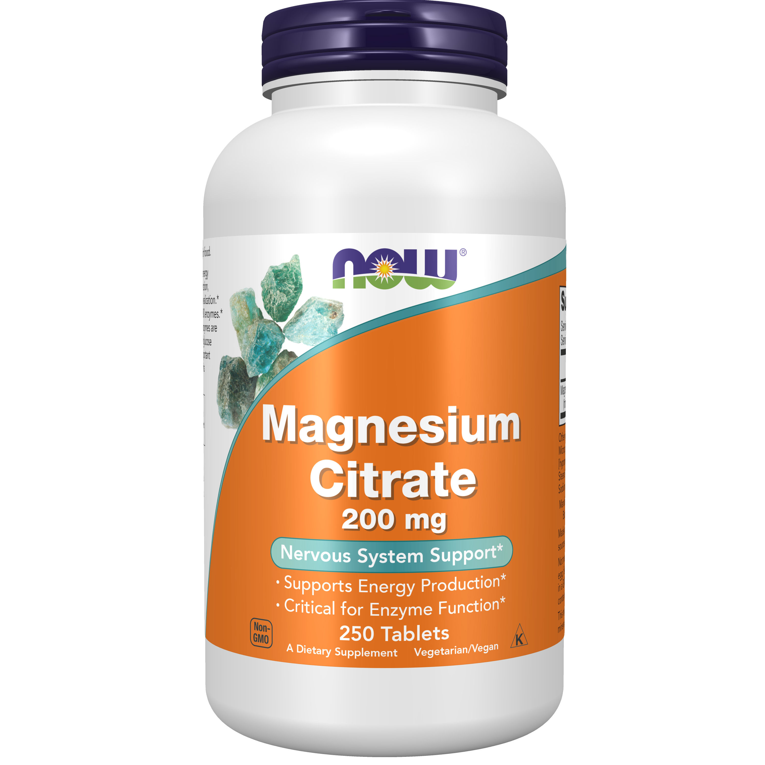 Magnesium Citrate 200 mg - 250 Tablets