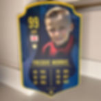 Personalised Fifa Football Card Shield Sign
