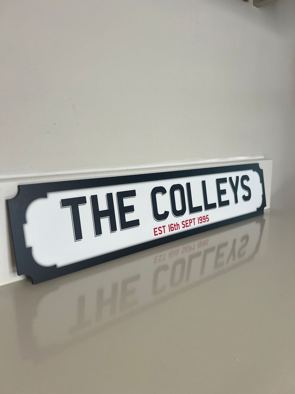 Personalised Street Road Sign Valentines Day Anniversary Gift