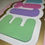 Thumbnail: Bespoke Personalised 3D Layered Pastel & Gold Theme Name Sign Wall Art