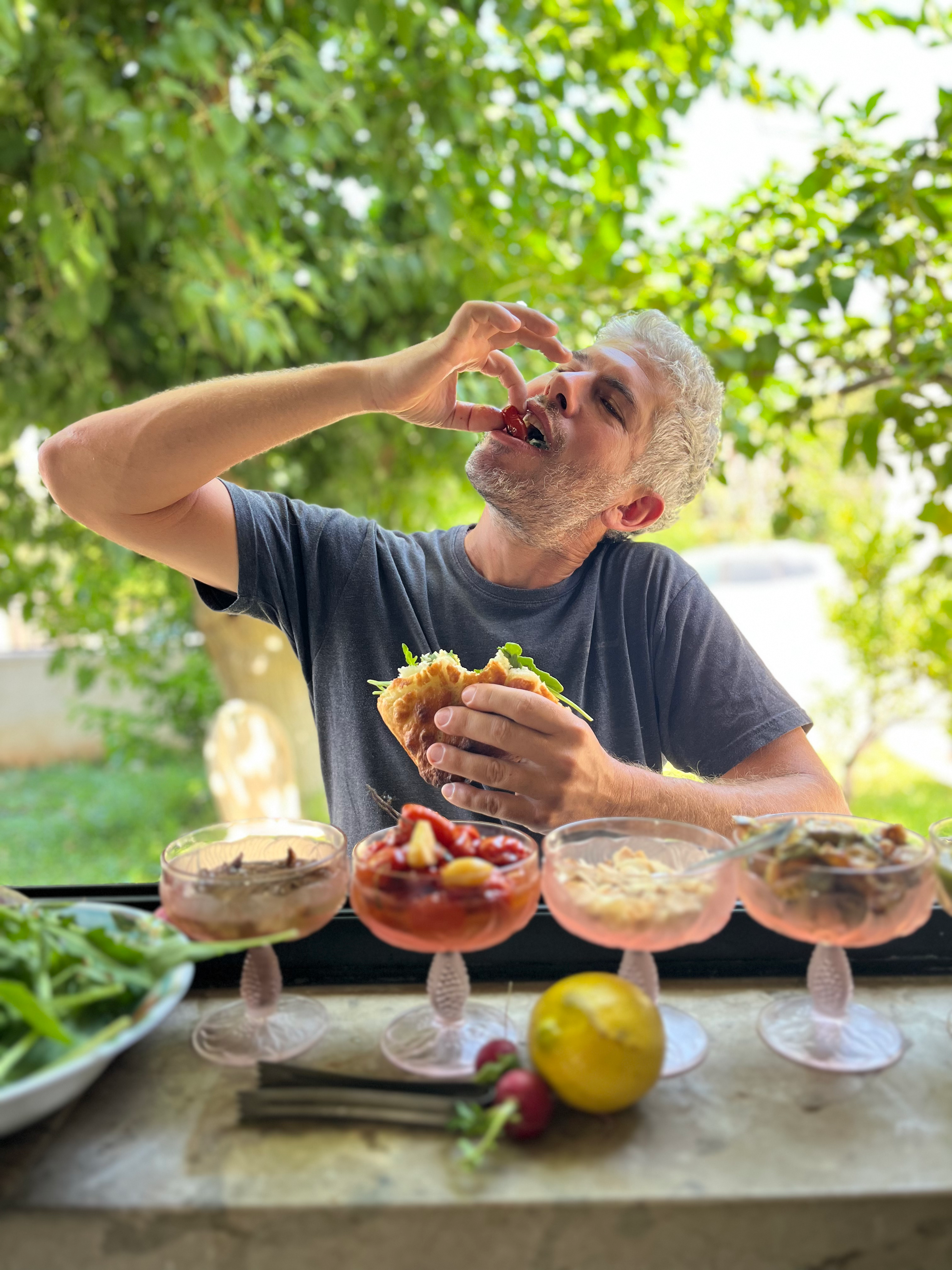 Arranged Food and Objects