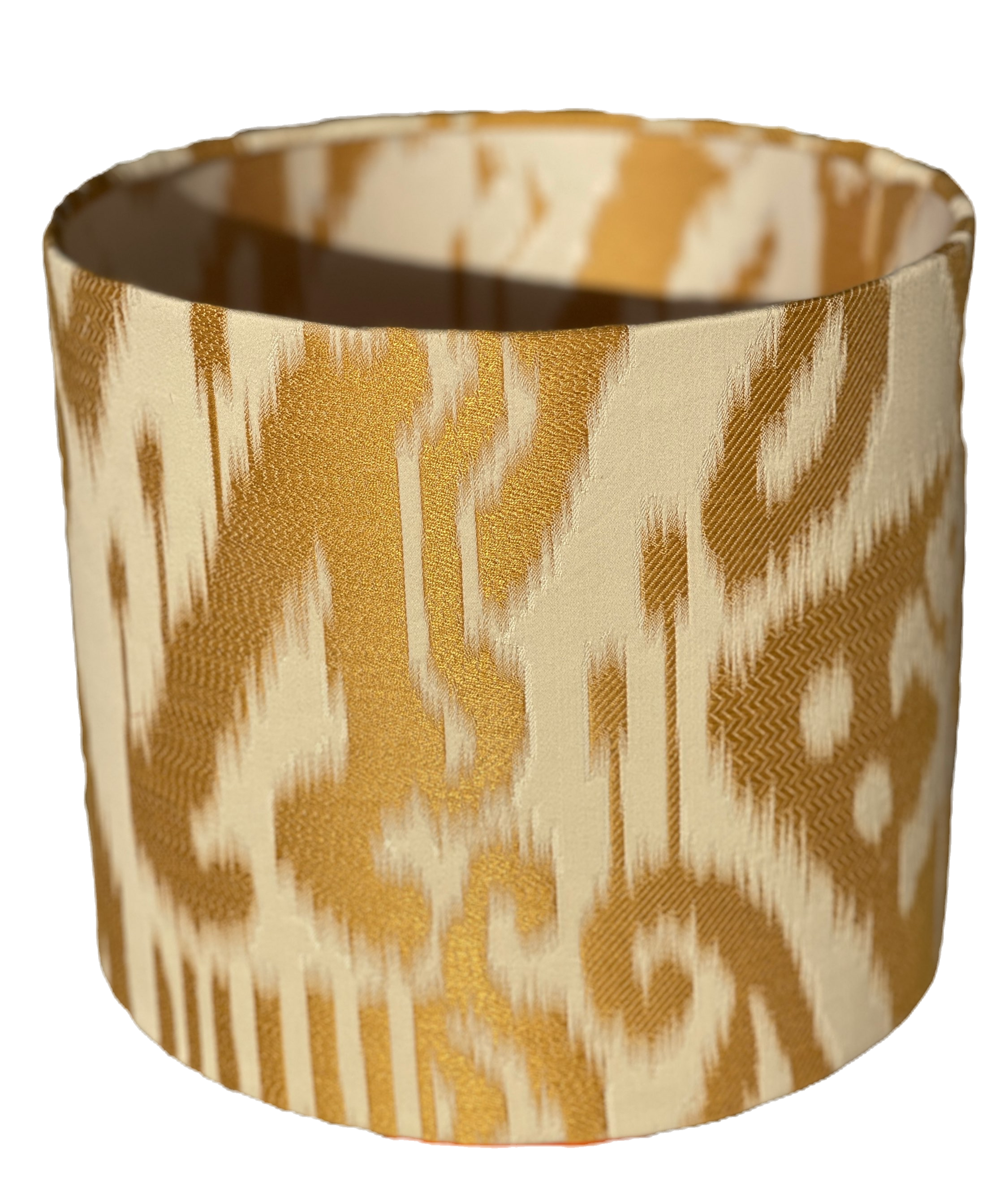 Gold Ikat lampshade