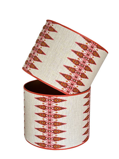 priya lampshade red