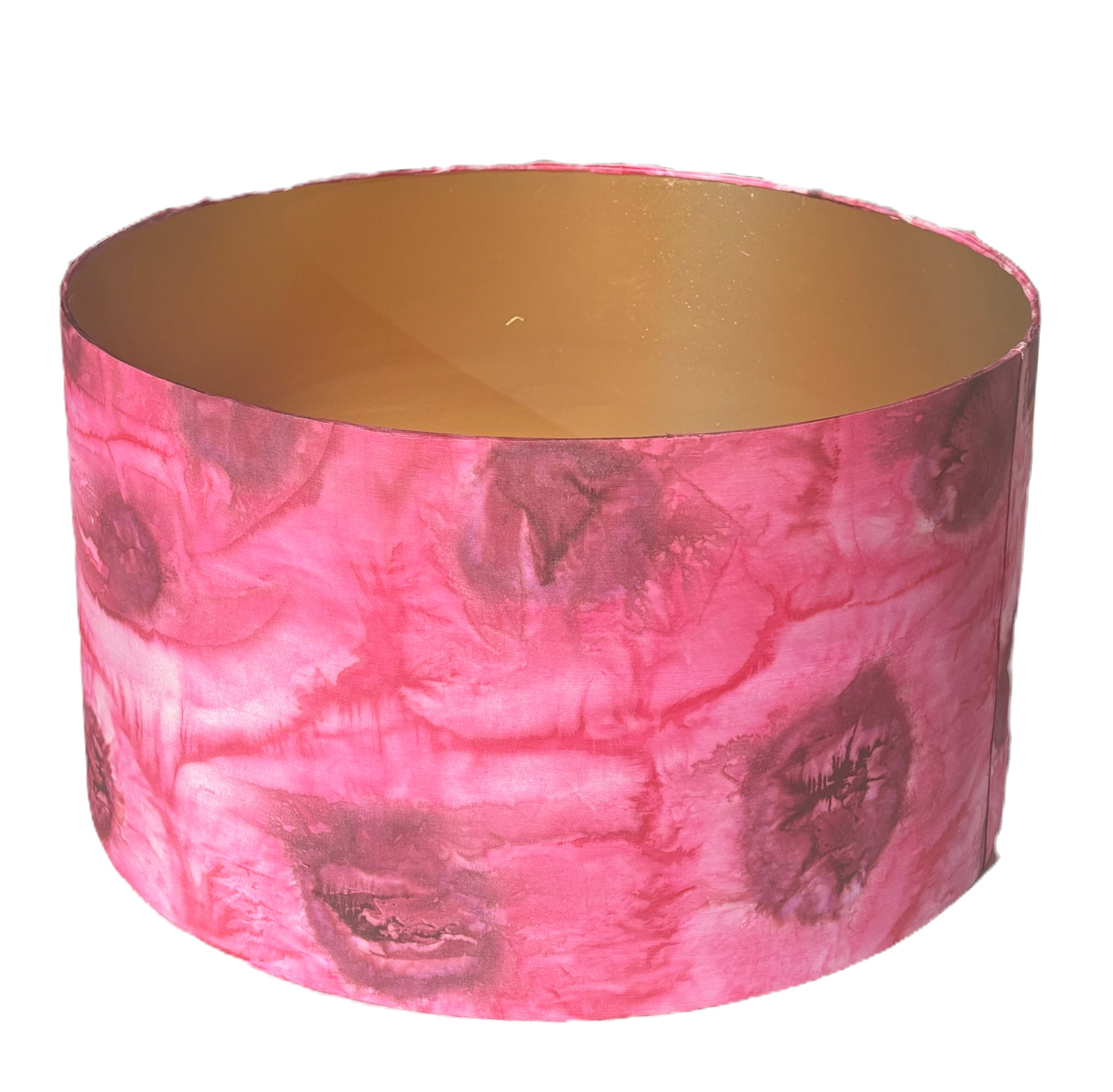 Abat-jour 100% soie peint à la main