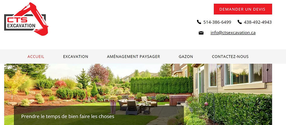 Excavation Contractors Website