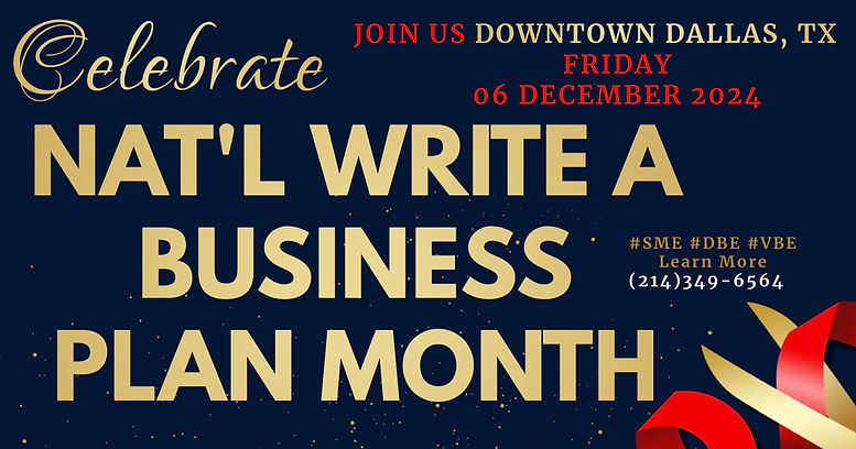 YOU NEED TO HAVE A WRITTEN BUSINESS PLAN