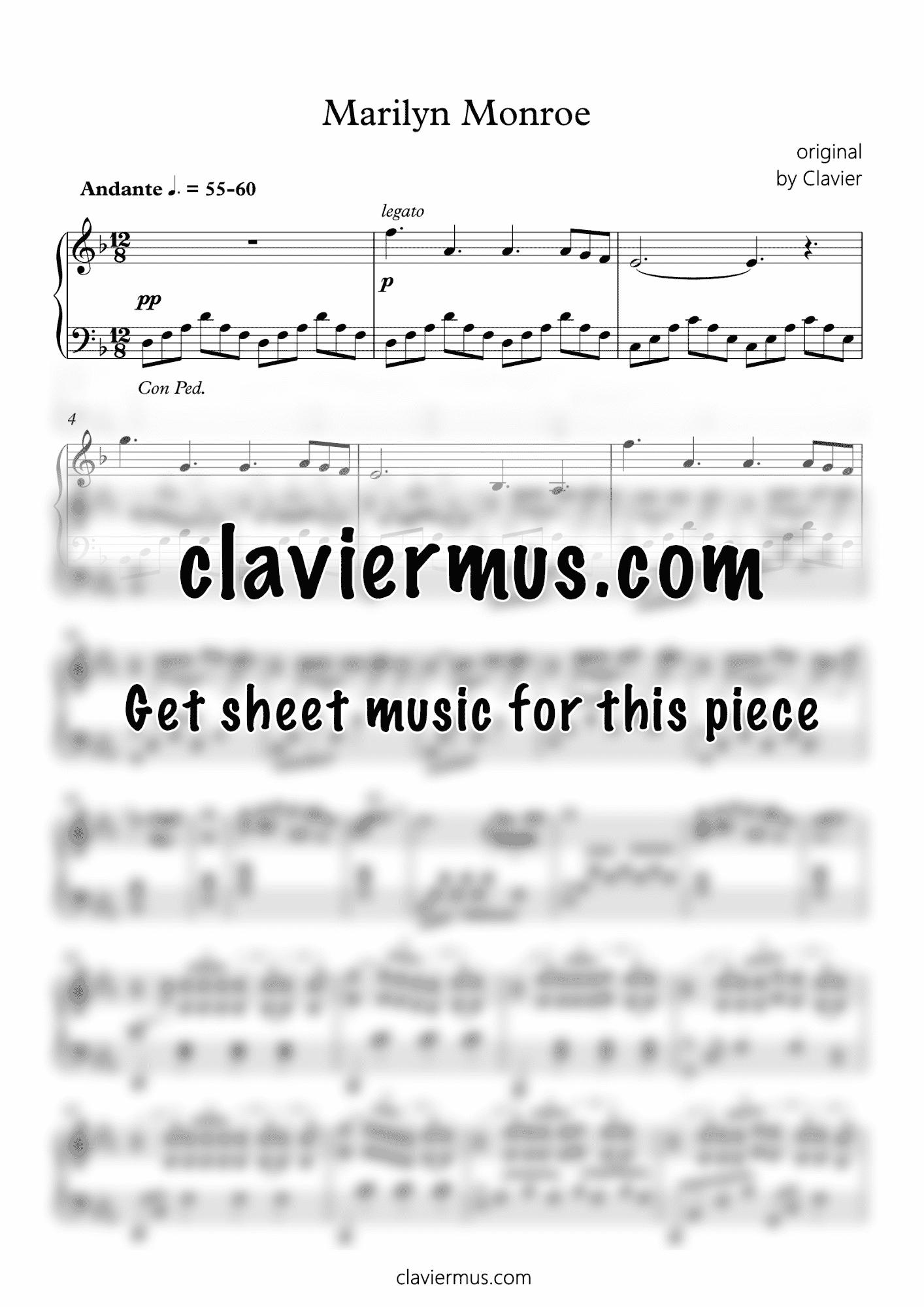 Marilyn Monroe - Clavier